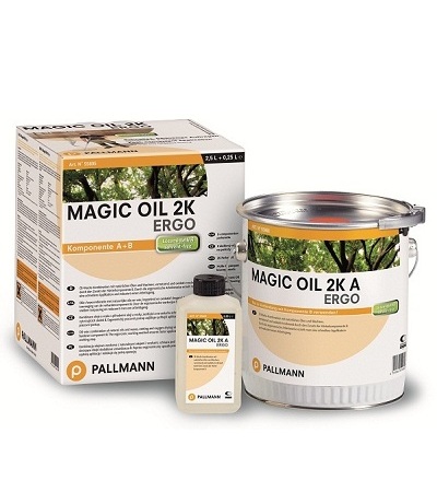 Паркетное масло двухкомпонентное Палман (Pallmann Magic Oil 2K) - описание.